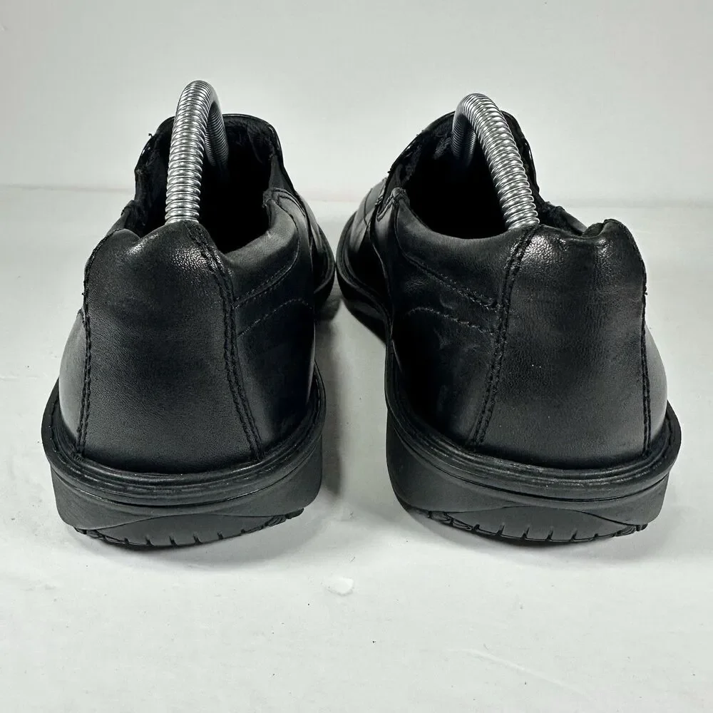 Clarks Men's Slip-Resistant Leather Slip-On Loafers - Size 9.5 M